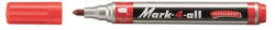 STABILO Alkoholos marker, 1, 5-2, 5 mm, kúpos, STABILO Mark-4-all, piros (TST65140) - hezi