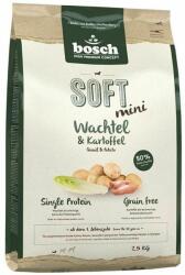 Bosch Soft Mini quail & potato 2,5 kg