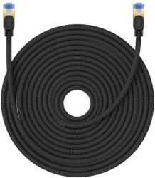 Baseus gyors internet kábel RJ45 cat. 7 10Gbps 25m fonott fekete