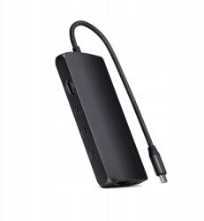 Satechi többportos Usb-c Hub 8K Ethernet V3 Midnight adapter Macbookhoz