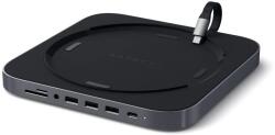 Satechi USB-C aluminium állvány és Hub Mac Mini-hez (ST-ABHFM) (ST-ABHFM) (ST-ABHFM)