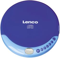 Lenco CD-011 Discman Hordozható CD lejátszó - Kék (CD-011BLAU) (CD-011BLAU)