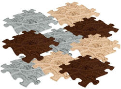 MUFFIK Ortopéd szenzoros puzzle szőnyeg Set Roots (MFK-037)
