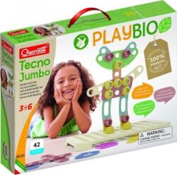 Quercetti Play Bio Tecno Jumbo Építőjáték - 3 Éves kortól, 42db-os, Lányoknak és Fiúknak (040-86165) (040-86165)