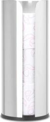 Brabantia ReNew tartalék WC-papír tartó 3 háztartási tekercshez, szabadon álló, r. m. acél, selyem - 280566 (920021663) (920021663)