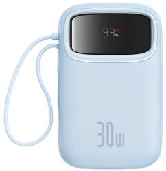 Baseus QPow 2 10000mAh 30W 2xUSB-C külső akkumulátor (kék)