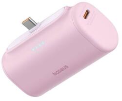 Baseus Compact USB-C külső akkumulátor 5000mAh, 20W (rózsaszín)