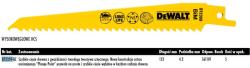 DEWALT DT2359-QZ Orrfűrészlap - 152 mm, 5db (DT2359-QZ) (DT2359-QZ)