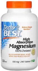 Doctor's Best High Absorption Magnesium 100mg 240 comprimate