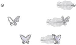 MOISS Ezüst játékos fülbevaló szett E0004921 (3 pár fülbevaló)