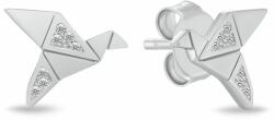 Brilio Silver Ezüst fülbevaló Origami madár cirkónium kövekkel EA1183W