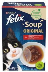 FELIX Soup Or. Ház. Vál. nedv. macska 6x48g