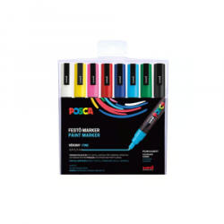 uni Dekormarker 0, 9-1, 3mm, Posca PC-3M 8 db-os készlet (2UPC3M8DB) (2UPC3M8DB) - aqua