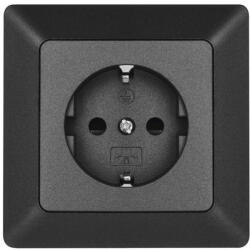 EMOS A6002.2 aljzat, 250 V/16A, IP20, antracit