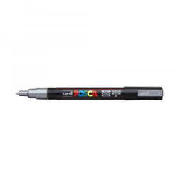 uni Dekormarker 0, 9-1, 3mm, PC-3M Posca ezüst (2UPC3ME)