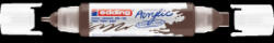 edding Akril marker 2-3mm, és 5-10mm, 3D kétvégű 5400 barna (7580247010) (7580247010)