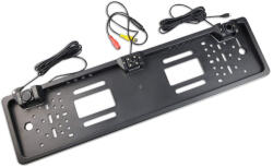 Autolife Rendszámtábla keretbe épített tolatókamera 8LED-es + 2db tolatószenzor (BG482-2) - olaj