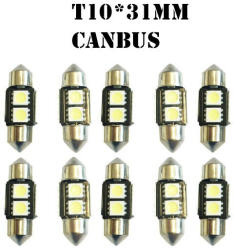 Autolife 10db/csomag CANBUS 3SMD LED LA513C-31CS Szofita hűtőbordas (T1031HUTO)