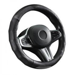 Autolife Bőrhatású Kormányvédő 38cm / kék betétes "D" típusú 00849 (00849) - olaj