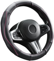 Autolife DW-5056RO Valódi bőr kormányvédő szellőző lyukacsos ROSE betétes mintával (01952) - olaj