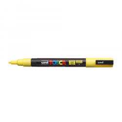 uni Dekormarker 0, 9-1, 3mm, Posca PC-3M sárga (2UPC3MS)