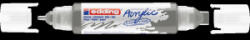 edding Akril marker 2-3mm, és 5-10mm, 3D kétvégű 5400 antracit (7580247020) (7580247020)
