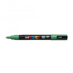 uni Dekormarker 0, 9-1, 3mm, Posca PC-3M zöld (2UPC3MZ)