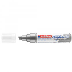 edding Akril marker 5-10mm, 5000 ezüst (7580244017) (7580244017)