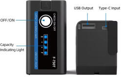 BlackBird Akkumulátor/Powerbank F750T 5000mAh, 37W, Fekete (BH1548)