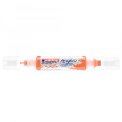 edding Akril marker 2-3mm, és 5-10mm, 3D Kétvégű 5400 neon narancssárga (7580247001) (7580247001)