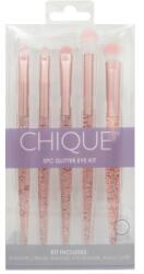 Royal & Langnickel CHIQUE 5 PC Chique Eye Set Pink Glitter - Smink ecset készlet rózsaszín csillámokkal 5 db (90672382894)