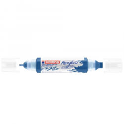 edding Akril marker 2-3mm, és 5-10mm, 3D kétvégű 5400 kék (7580247006) (7580247006) - aqua