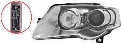 VALEO VW Passat 05- 7/07 bal első fényszóró, Xenon D1S+H7 (6G típusú egységhez, AUTO. O. ) (5839983V)