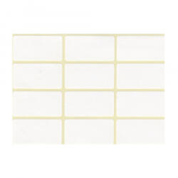  Etikett címke, 20x38mm, 5 lap, 12 címke/lap (ISCIN2038) (ISCIN2038)