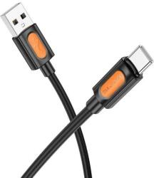 BOROFONE Cablu alimentare si date Borofone BX114, Fast Charging, USB la USB Type-C 3A, 1m, Negru