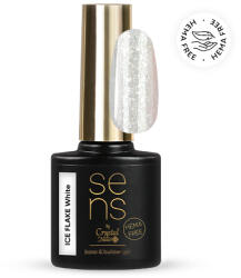 Crystal Nails SENS ICE FLAKE HEMA Free base gel - White 10 ml TF