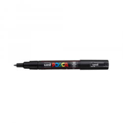 uni Dekormarker 0, 7-1mm, Posca PC-1M fekete (2UPC1MF)