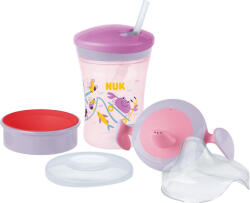 Nuk Bájos itató pohár NUK LEARN TO DRINK SET girl - pindurka