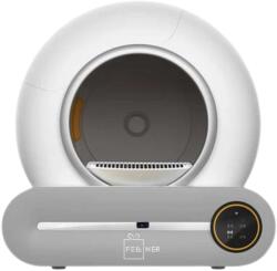 Felliner Automata alomdoboz, Felliner, macskáknak, extra zacskóval, öntisztító, szagtalanító, mobil alkalmazás, hulladékkapacitás 9L, UV sterilizálás, fehér