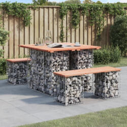 vidaXL tömör duglászfenyő gabion kerti pad 100x102x72 cm (VD834369)