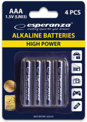 Esperanza Elem készlet (4 db) - Esperanza EZB102 - 1, 5V; AAA (LR03) (E1050)