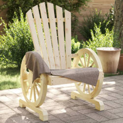 vidaXL 4 db tömör fenyőfa kerti Adirondack szék (VD3207117)
