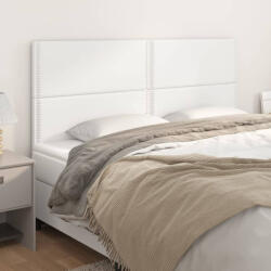 vidaXL 4 db fehér műbőr fejtámla 80 x 5 x 78/88 cm (VD3116289)