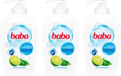 Baba Triopack Liquid Soap Antibacterial Lime 250 ml (8720181109201x3bun)