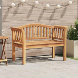 vidaXL Kerti Pad 120x53.5x85 cm Tömör Tíkfából (VD42006346)
