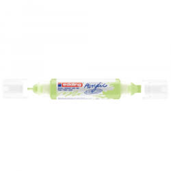edding Akril marker 2-3mm, és 5-10mm, 3D kétvégű 5400 pasztellzöld (7580247015)