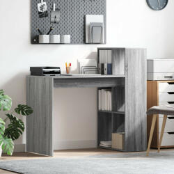 vidaXL Íróasztal Szürke Sonoma MDF, laminált Közepes Szürke íróasztal (VD869463)
