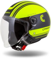 Cassida Handy Metropolis Safety 2023, fluo sárga / fekete / fényvisszaverő szürke, L (59 cm) (M140-1728-L)