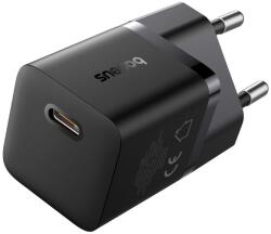 Baseus GaN5 Mini hálózati gyorstöltő 30W, USB Type-C, fekete (CCGN070401)