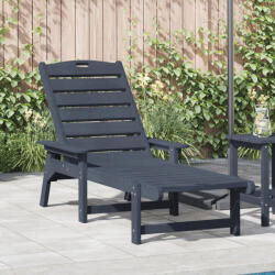 vidaXL Napozóágy Tengerészkék 53x162x98.5 cm HDPE (VD42006638)